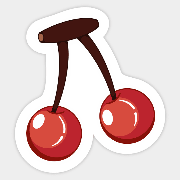 cherry Sticker by TASCHE